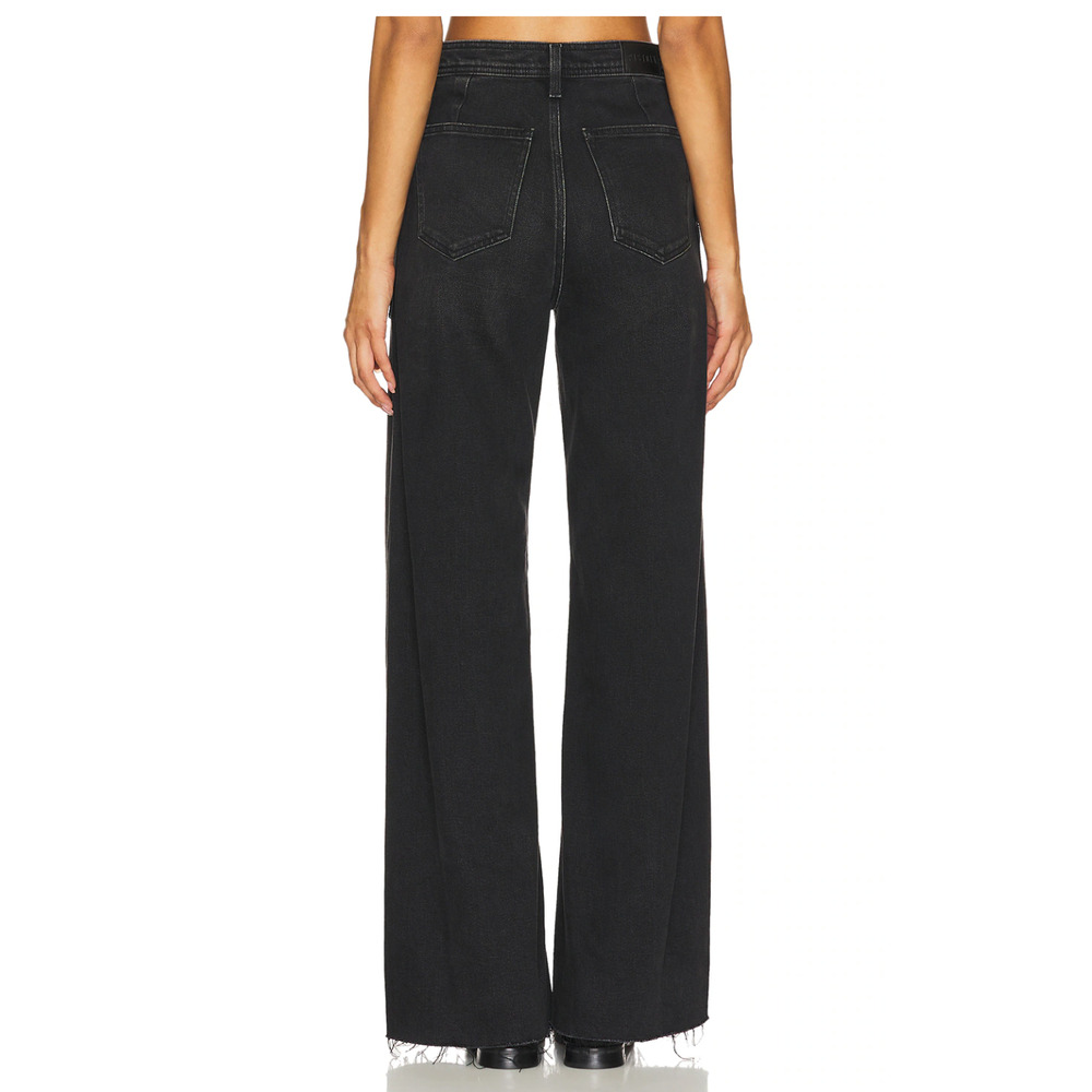 PISTOLA NWT Penny Utility High Rise Wide Leg Black Denim in Collins // 24 - Picture 2 of 16